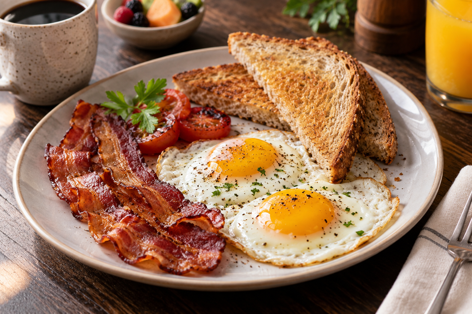 Food images have been reconstructed for illustrative purposes. Actual menu items, plating and portion sizes may vary.