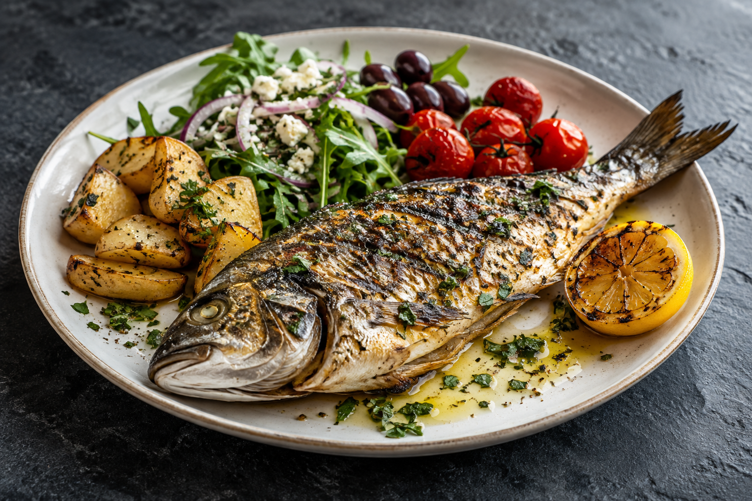 Food images have been reconstructed for illustrative purposes. Actual menu items, plating and portion sizes may vary.
