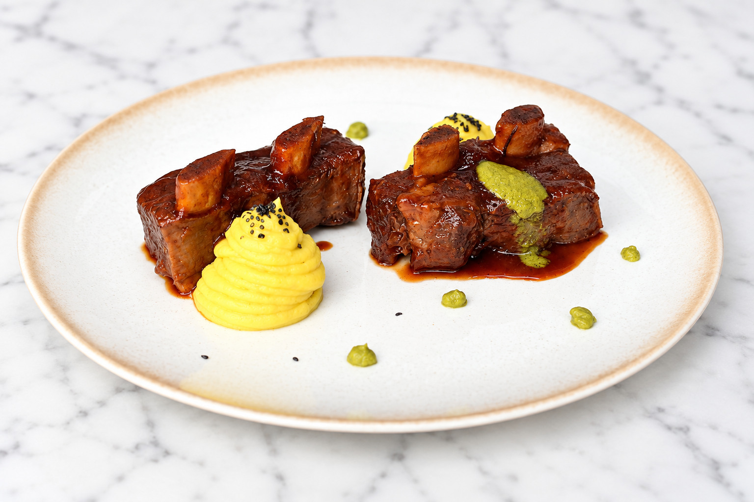 Food images have been reconstructed for illustrative purposes. Actual menu items, plating and portion sizes may vary.