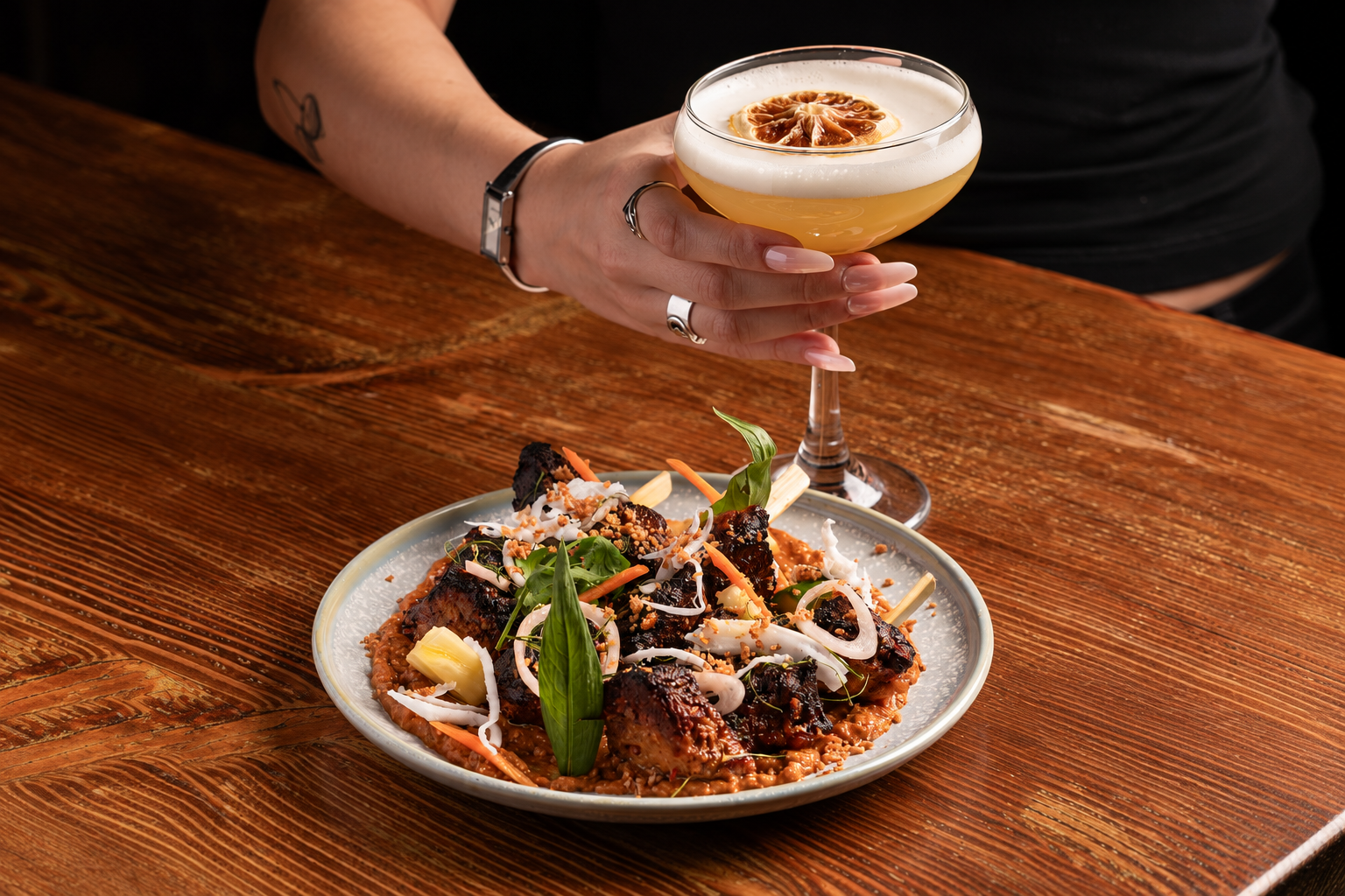 Food images have been reconstructed for illustrative purposes. Actual menu items, plating and portion sizes may vary.