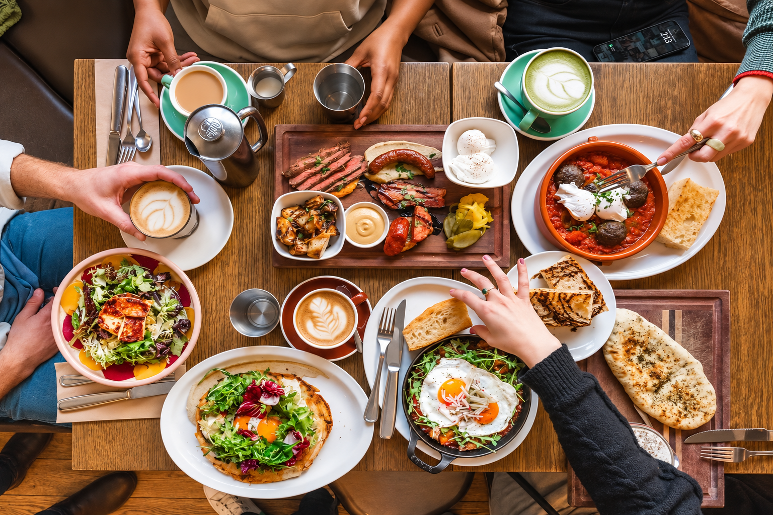 Food images have been reconstructed for illustrative purposes. Actual menu items, plating and portion sizes may vary.
